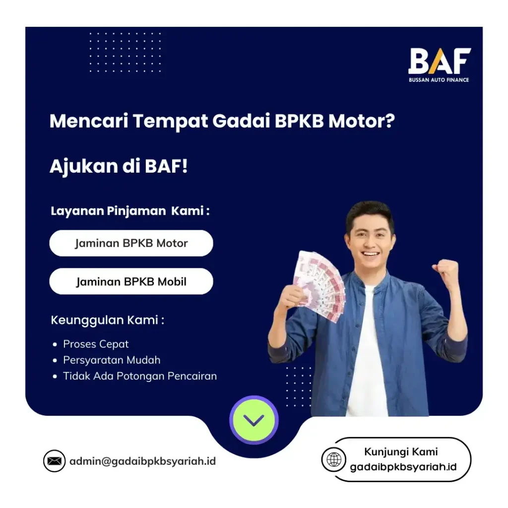 Tempat Gadai BPKB Motor